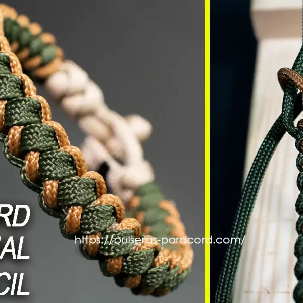 Cómo hacer una pulsera fácil con paracord sin broche