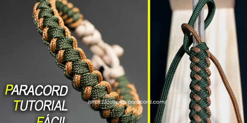 Cómo hacer una pulsera fácil con paracord sin broche