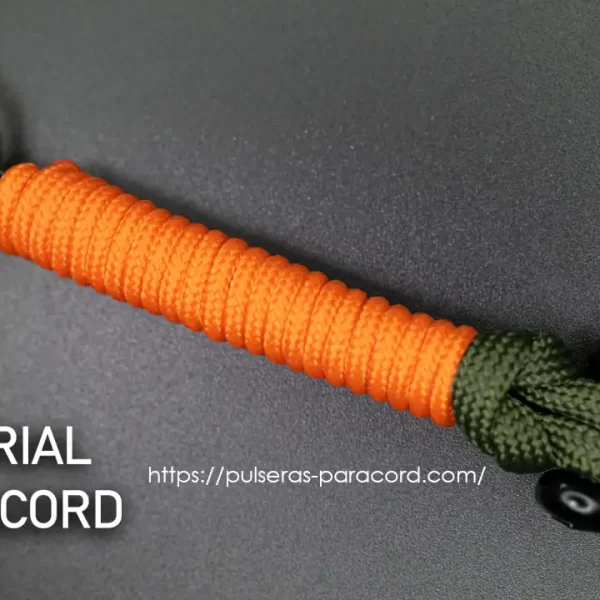 Llavero paracord doble anillo estilo marinero