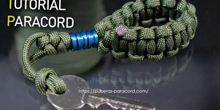 Llavero paracord muy facil -nudo celta, nudo serpiente y nudo cobra