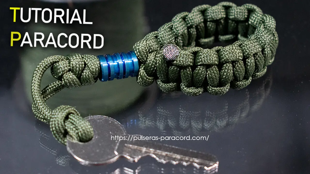 Llavero paracord muy facil -nudo celta, nudo serpiente y nudo cobra