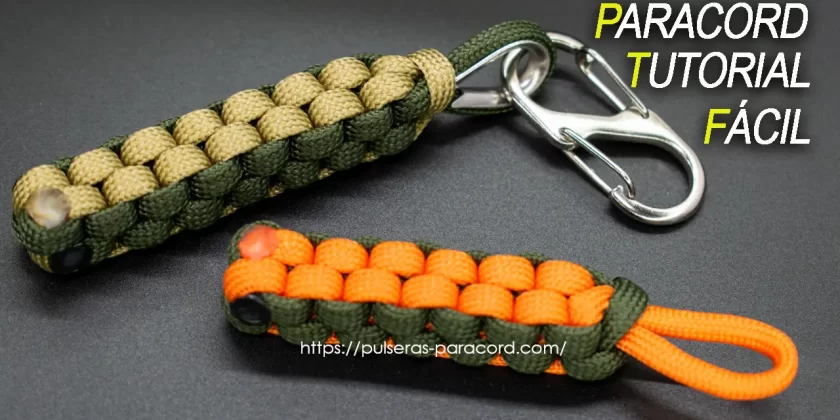 Llavero tipo cubo con paracord muy fácil de hacer