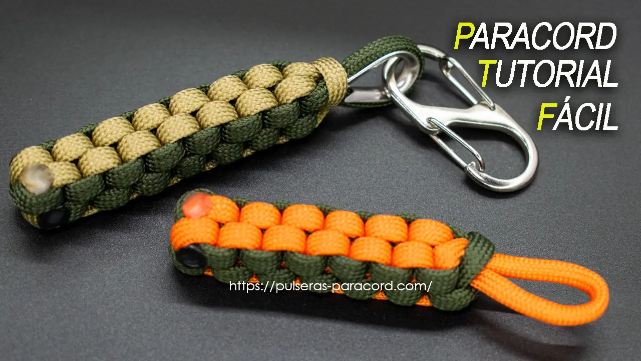 Llavero tipo cubo con paracord muy fácil de hacer