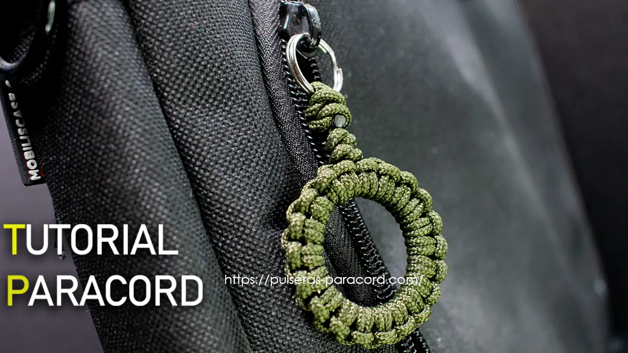 Mini llavero paracord fácil de hacer