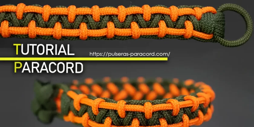 Mini pulsera paracord nudo cobra sin broche 1