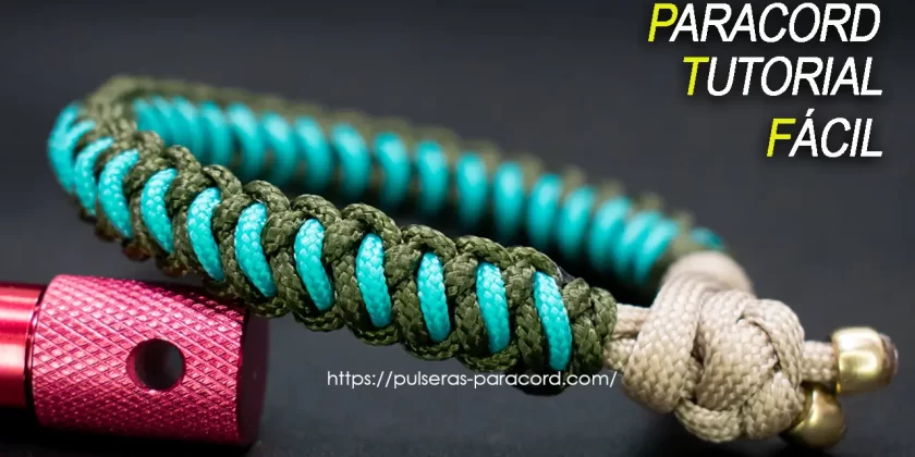 Nudo Sinnet modificado - Pulsera paracord simple