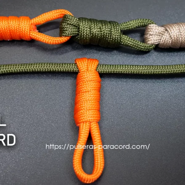 Nudos para llaveros con paracord muy fácil de hacer Con sobras de paracord
