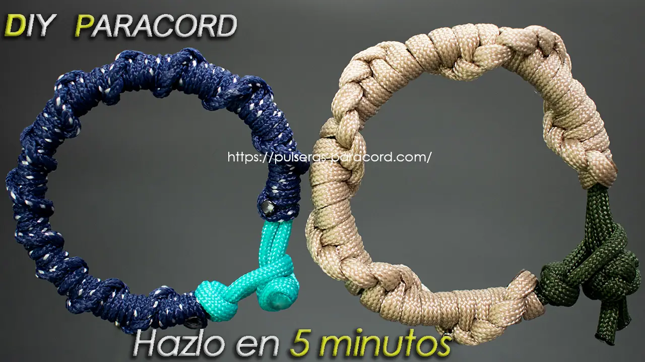 Pulsera paracord fácil de hacer