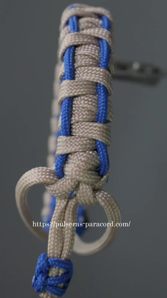 Pulsera paracord nudo cobra 3