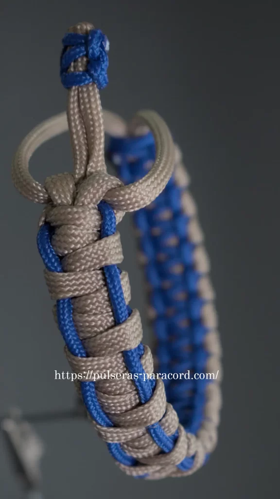Pulsera paracord nudo cobra 3
