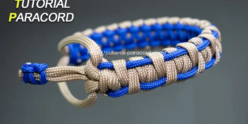 Pulsera paracord nudo cobra 3