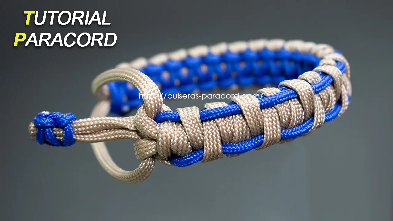 Pulsera paracord nudo cobra 3