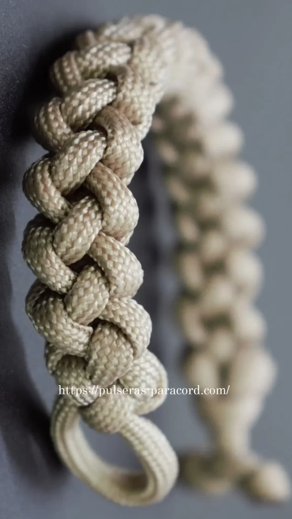 Pulsera paracord sin broche nudo cadena sinnet muy fácil de hacer.