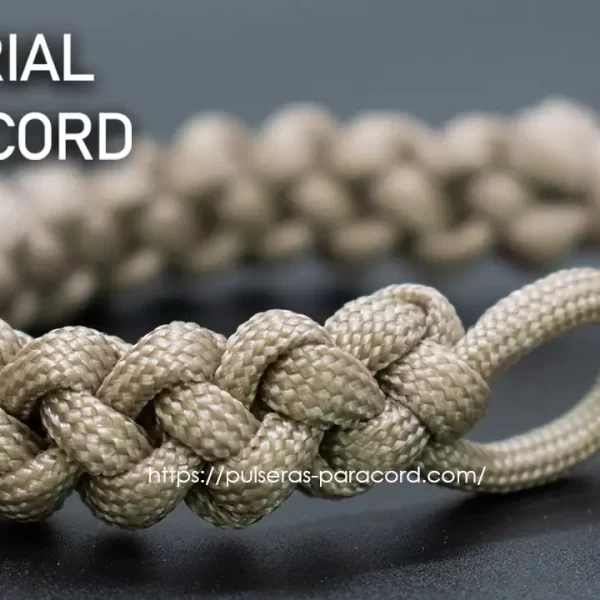 Pulsera paracord sin broche nudo cadena sinnet muy fácil de hacer.