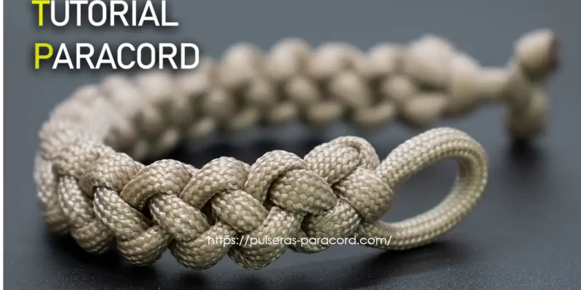 Pulsera paracord sin broche nudo cadena sinnet muy fácil de hacer.