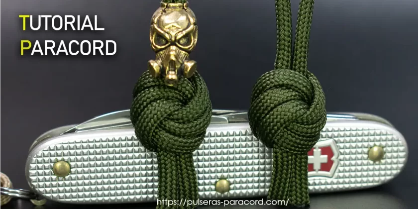 Tutorial paracord, mini llavero con paracord