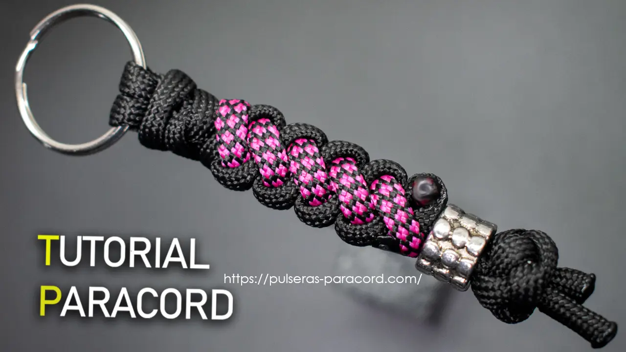 Un llavero paracord muy fácil de hacer Nudos para llavero