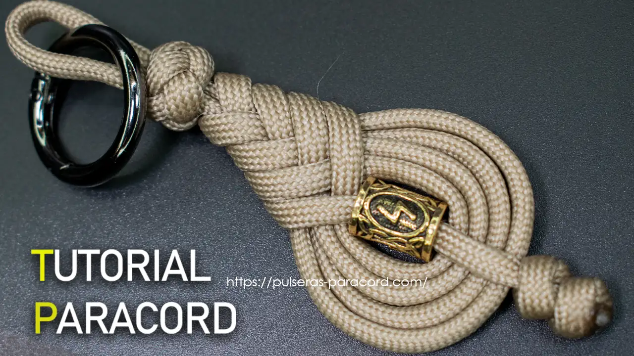 braided paracord keychain 2