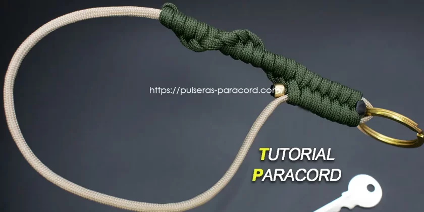 how to make a paracord keychain easy