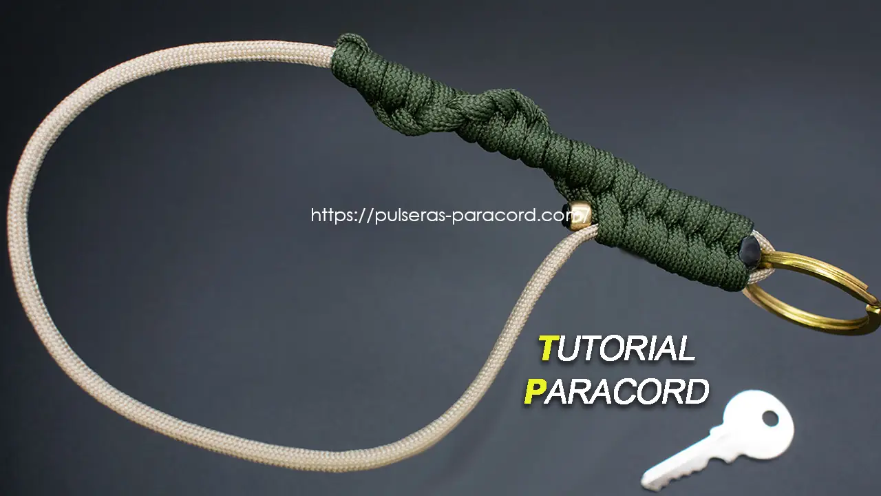 how to make a paracord keychain easy