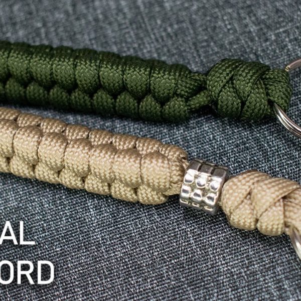 Llavero paracord nudo Rattlesnake o cascabel