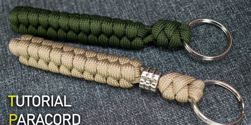 Llavero paracord nudo Rattlesnake o cascabel