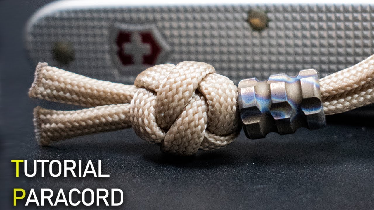 Mini llavero paracord muy rapido - Tirador de zipper paracord