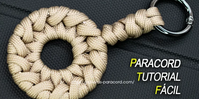 Llavero paracord Atrapa Sueños minimalista