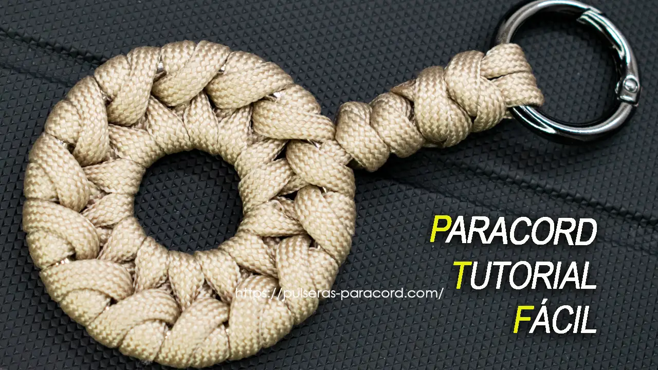Llavero paracord Atrapa Sueños minimalista