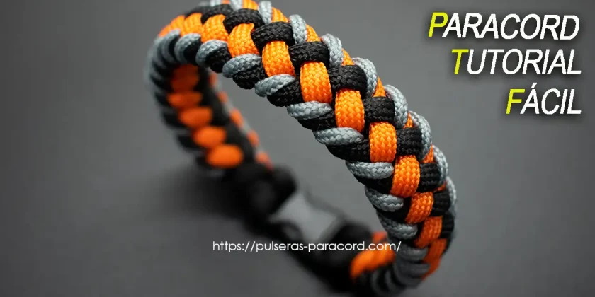 Tutorial fácil de pulsera trenzada con paracord