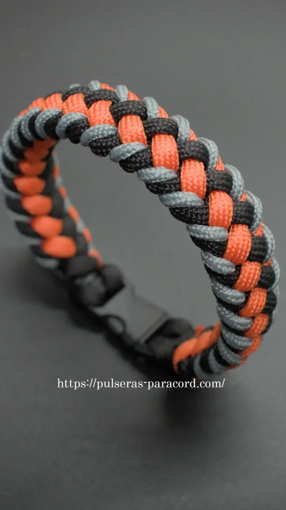 Tutorial fácil de pulsera trenzada con paracord